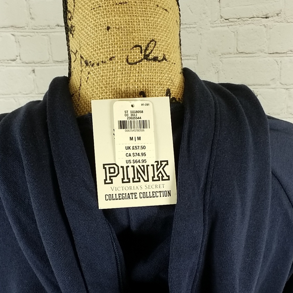 NWT VS Pink Blue Villanova Wildcats Hoodie. - Picture 4 of 5